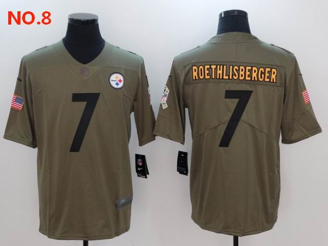 Men's Pittsburgh Steelers #7 Ben Roethlisberger Jersey NO.8;